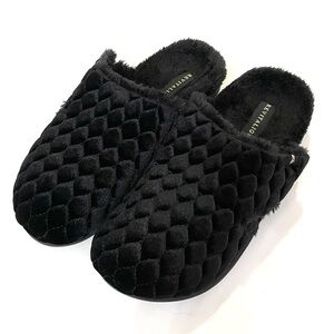 Revitalign Karla Black Quilted Slippers